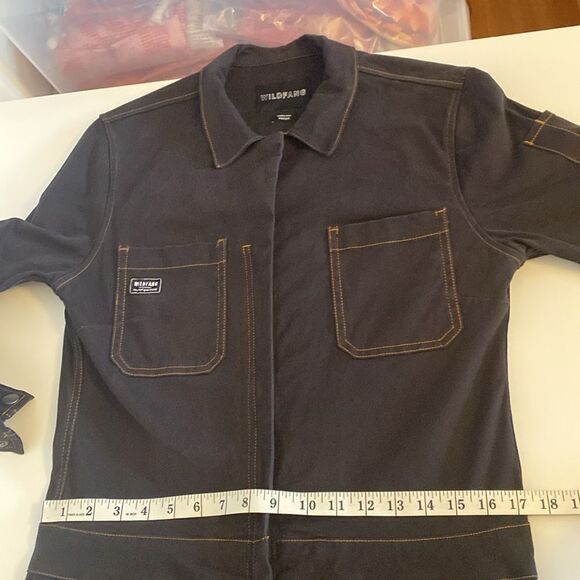 Wildfang The Essential Coverall in Black Size  Medium - Picture 13 of 14